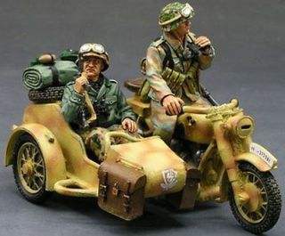 KING & COUNTRY GERMAN ARMY WS074 MOTORCYCLE COMBO SET MIB