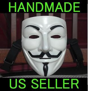 Guy Fawkes Mask   IMPACT RESISTANT   Made in USA