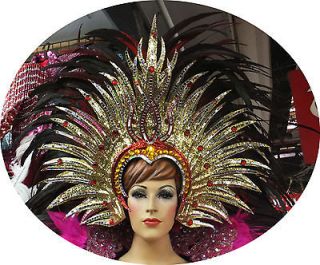 Da NeeNa H039 Vegas Showgirl Drag Sun Goddess Rio Parade Feather