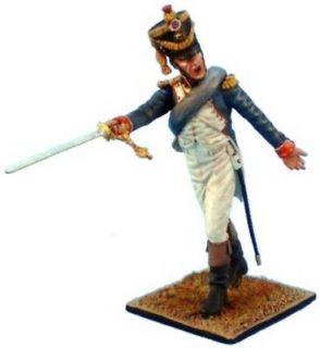 FIRST LEGION NAPOLEONIC NAP049 FRENCH LINE INFANTRY OFFICER POINTING
