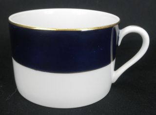 Sigma Taste Setter Cup Cobalt Blue Band Gold Trim Multiple Available