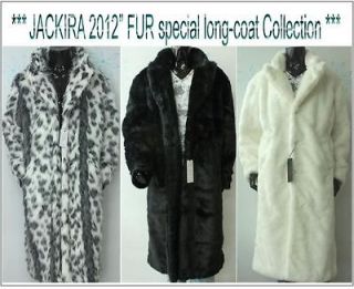 JACKIRA mens new fake fur special collection luxury warm long coat