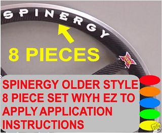 SPINERGY OLDER STYLE WHEEL LETTERING graphics,decal s