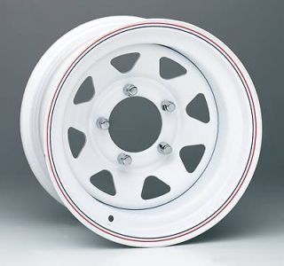 Wheel 70 Series White 8 Spoke Wheel 16x7 5x5.5 BC Set of 4