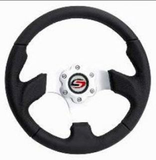ATV Rhino Custom 12 3/4 Performer Steering Wheel & Billet Adaptor Kit