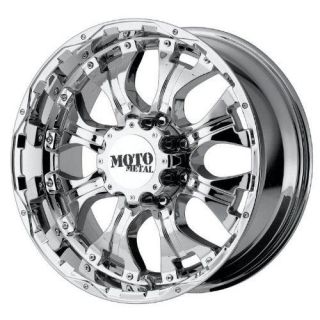 20 inch Moto Metal 959 chrome wheels rims 5x5 5x127 +18