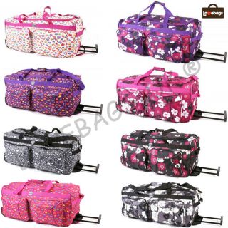 New 18   30inch Wheeled Holdall Bag   Suitcase   Maternity   Weekend
