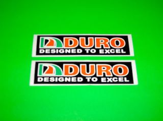 DURO TIRES BICYCLE ATV MOTORCYCLE SCOOTER GOLF CART TRAILER DECALS