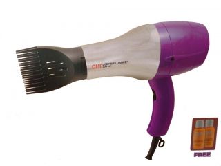 CHI Deep Brilliance Low EMF Hair Dryer 1800W Purple New