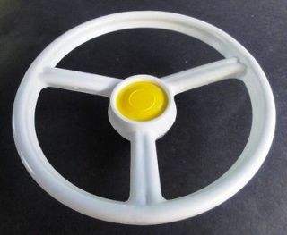 Pedal Car Steering Wheel ~ Tri ang WHITE