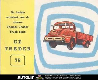 1958 Ford of Netherlands Trader 75 Truck Brochure Dutch wc2094 HZGE3H