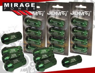 20pc FORGED WHEEL LUG NUTS GREEN ALL FORD M12 x 1.75 MM (Fits Mustang