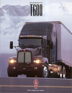 Truck Brochure   Kenworth   T600   1996 (TB68)