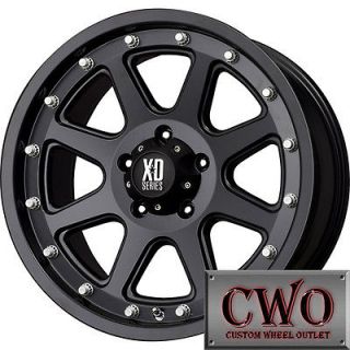 17 Black XD Series Addict Wheels Rims 8x165.1 8 Lug Chevy GMC Dodge