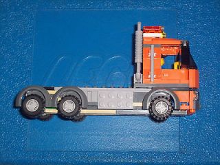Lego City Customized Semi Truck Assembled NEW Plus Mini Figure Driver