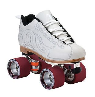 Labeda U7 Pro Voodoo Roller Derby Speed Skates Stilleto Quad Wheels
