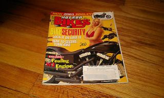 Hot Rod Bikes October 2000 Feuling W3 Engine Hot Bikini Babe Blonde