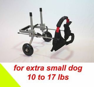 dog wheelchair extra small size dog approx. 10 17 lb.