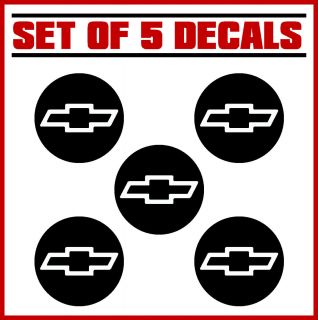 CHEVY Wheel Rim Decals Center Cap Rims Overlay Decal Stickers Vinyl