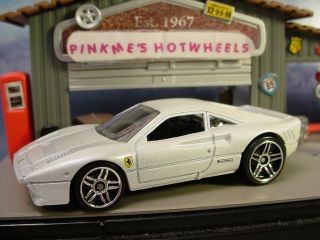 New 2011 Hot Wheels Ferrari 5 Excl 288 Gto★white★loose
