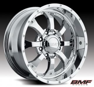 BMF Wheels Novakane Chrome PVD 20x10 2011 Silverado Sierra 2500 3500HD