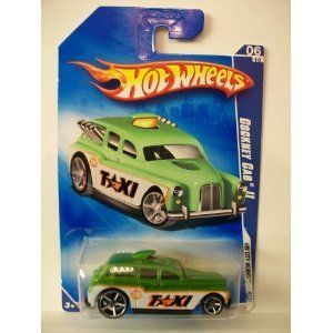 Hot Wheels Mattel Cockney Cab II Green HW City Works Collection #6 of