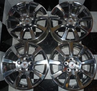 2008 2012 Cadillac CTS 18 FACTORY POLISHED OEM Wheels HOLY COW PERFECT