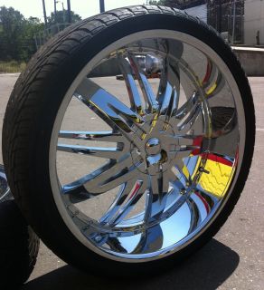 24 inch H7 Rims Tires Challenger Chevelle Cutlass 300 Charger Magnum