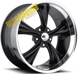 22 inch Boss Wheels 338 Black Rims Tires 5x115 Charger 2005 2006 2007