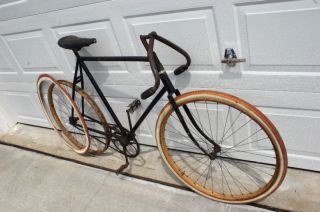 Antique Bicycle 2 Tires Only for Wood Rims Racycle 28
