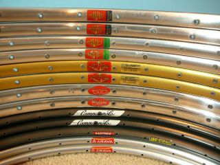 Lot 13 Used Mavic etc Rims Perfect for Vintage Campagnolo