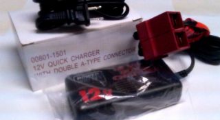 Power Wheels 12V Quick Charger Double Red 00801 1501