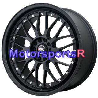 XXR 521 Flat Black Wheels Rims 5x100 13 Subaru BRZ 08 12 Scion xB FRS