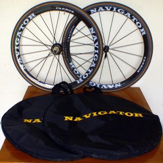 Brand New Navigator Carbon Road Wheels Tubular Ready to Go