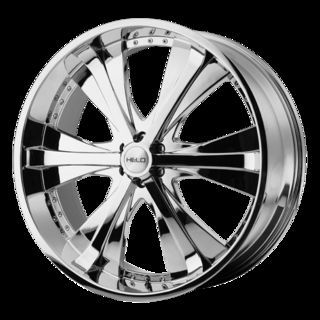HELO HE869 CHROME WITH 285 50 20 SUNNY SN3980 STREET TIRES WHEELS RIMS