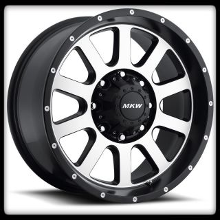 15 MKW OFFROAD M86 MACHINED RIMS & TOYO 33X12.50X15 OPEN COUNTRY MT