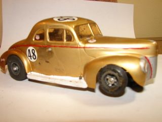 Track Car 36 Ford Custom Brass Chassis Vintage Magnesium Rims
