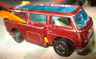 Vintage RARE Mattel Hot Wheels Redline 1969 VW Volkswagon Beach Bomb