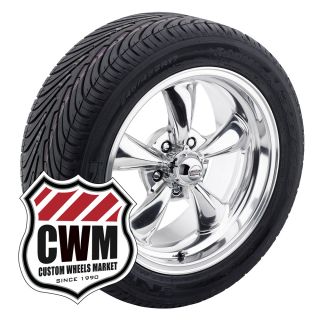 17x8 Polished Aluminum Wheels Rims Tires 235 45ZR17 for Chevy Impala