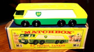 Matchbox M1 B P Petrol Autotanker Reg Wheels Lesney