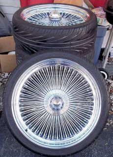 20 Player Wire Rims With Nankang 245 35ZR20 Tires 500 Miles On Tires