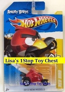 Angry Birds Red Bird Hotwheels 2012 New Models 47 50 New P Case