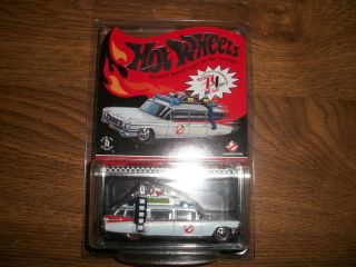 Hot Wheels Red Line Club Ghostbusters Ecto 1 Diecast, new in Package