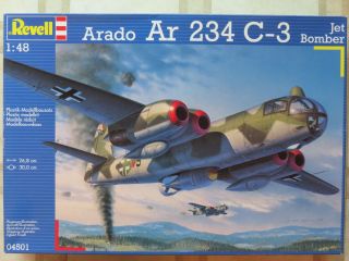 Germany 1 48 Arado AR 234 C 3 Jet Bomber w True Details Wheels