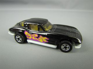 1979 Hot Wheels Black 63 Corvette Toy Diecast Car