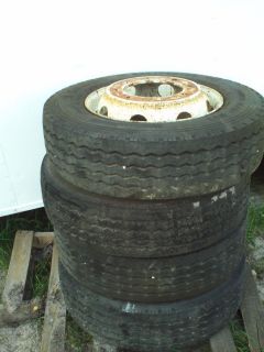 Low Pro Truck Tire Good Used 245 70 R 19 5 Wheels Available