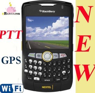 NEW RIM BlackBerry Curve 8350i   Black NEXTEL IDEN Phone PDA (Sprint