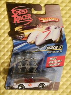 Mattel Hot Wheels 1 64 Speed Racer Mach 5 with Jump Jacks Retired