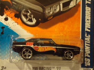 Hot Wheels 2011 HW Racing Series 69 Pontiac Firebird T A New Black 157