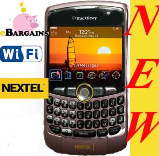 New Rim Blackberry 8350i Curve Nextel WiFi Phone Pink